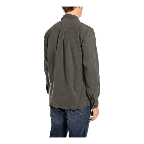 Washed Shirt 935 Dark Olive