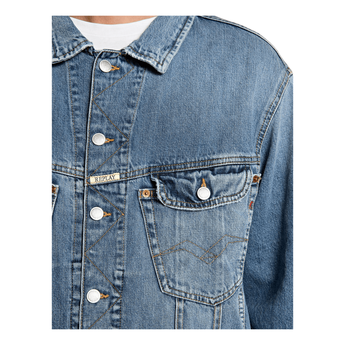 Replay 901 Denim Jacket 099 Medium Blue