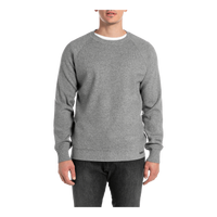 Crew Neck Knit M08 Iron Melange