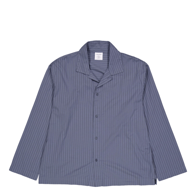 L/s Button Down Pant Set Steady Stripe Turbulence