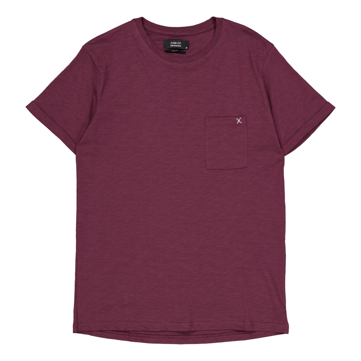 Kolding Organic Tee S/s Dark Plum