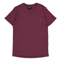 Kolding Organic Tee S/s Dark Plum