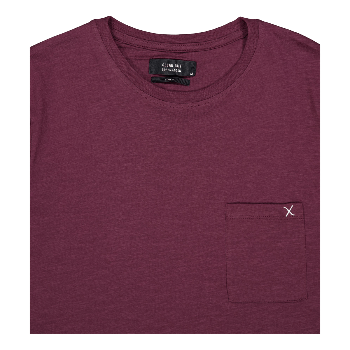 Kolding Organic Tee S/s Dark Plum