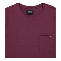 Kolding Organic Tee S/s Dark Plum