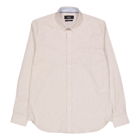 Oxford Stretch Plain L/s Sand Melange