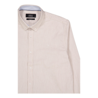 Oxford Stretch Plain L/s Sand Melange