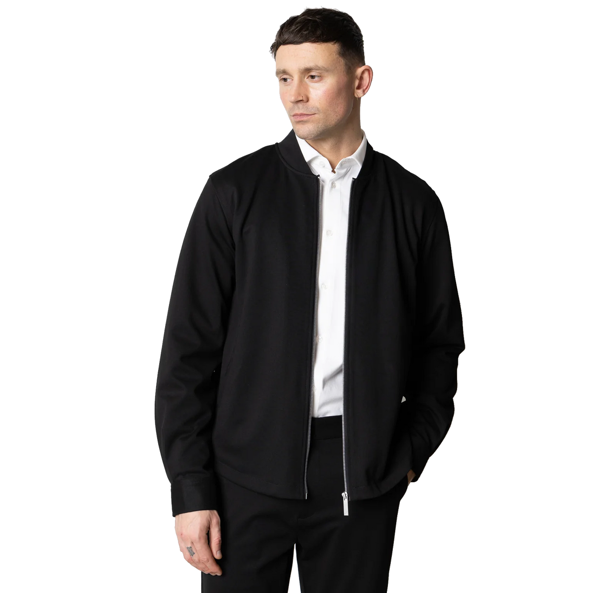 Brendon Jersey Jacket Black