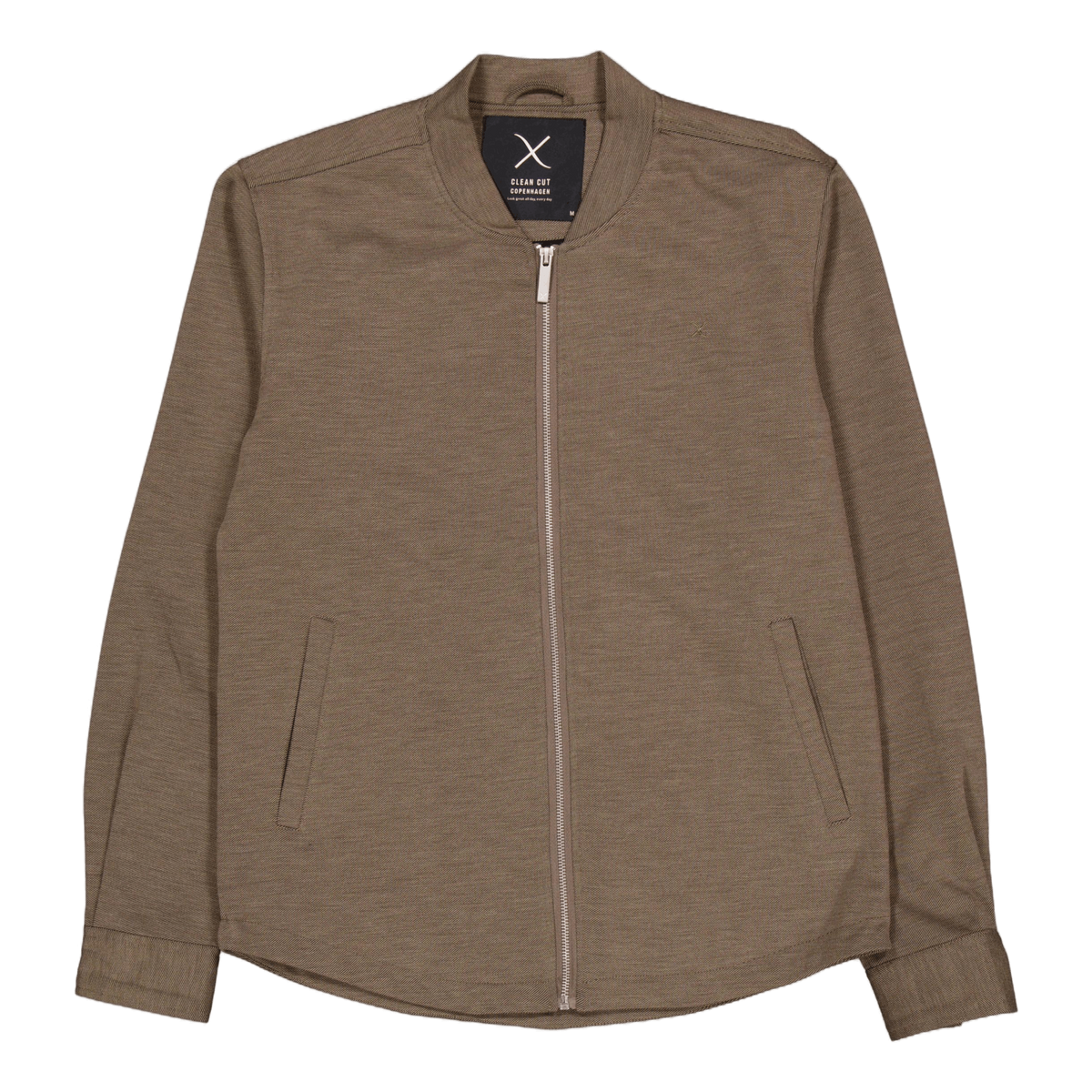 Brendon Jersey Jacket Dark Khaki