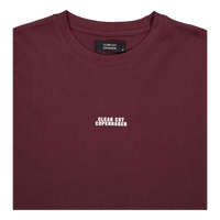 Cohen Brushed Tee Ss Dark Plum