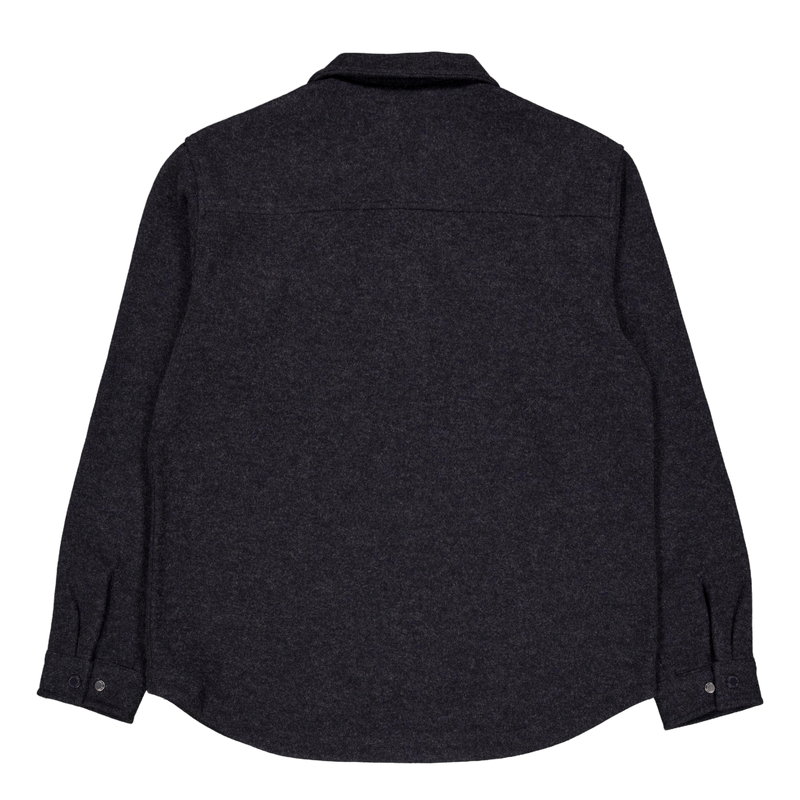 Dean Bonded Overshirt Dark Navy Melange
