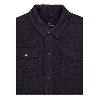 Dean Bonded Overshirt Dark Navy Melange