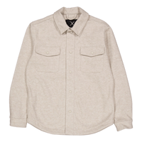 Dean Bonded Overshirt Soft Sand Melange