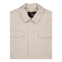 Dean Bonded Overshirt Soft Sand Melange