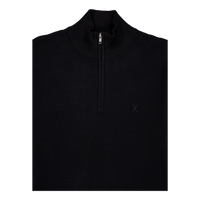 Oscar Half-zip Knit Black