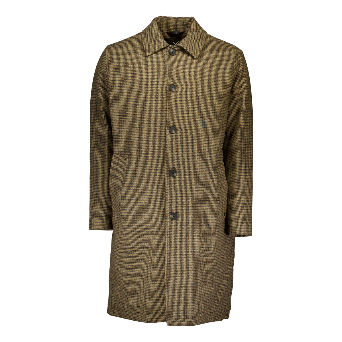 Carlos Check Coat Dark Khaki/deep Green Check