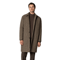 Carlos Check Coat Dark Khaki/deep Green Check