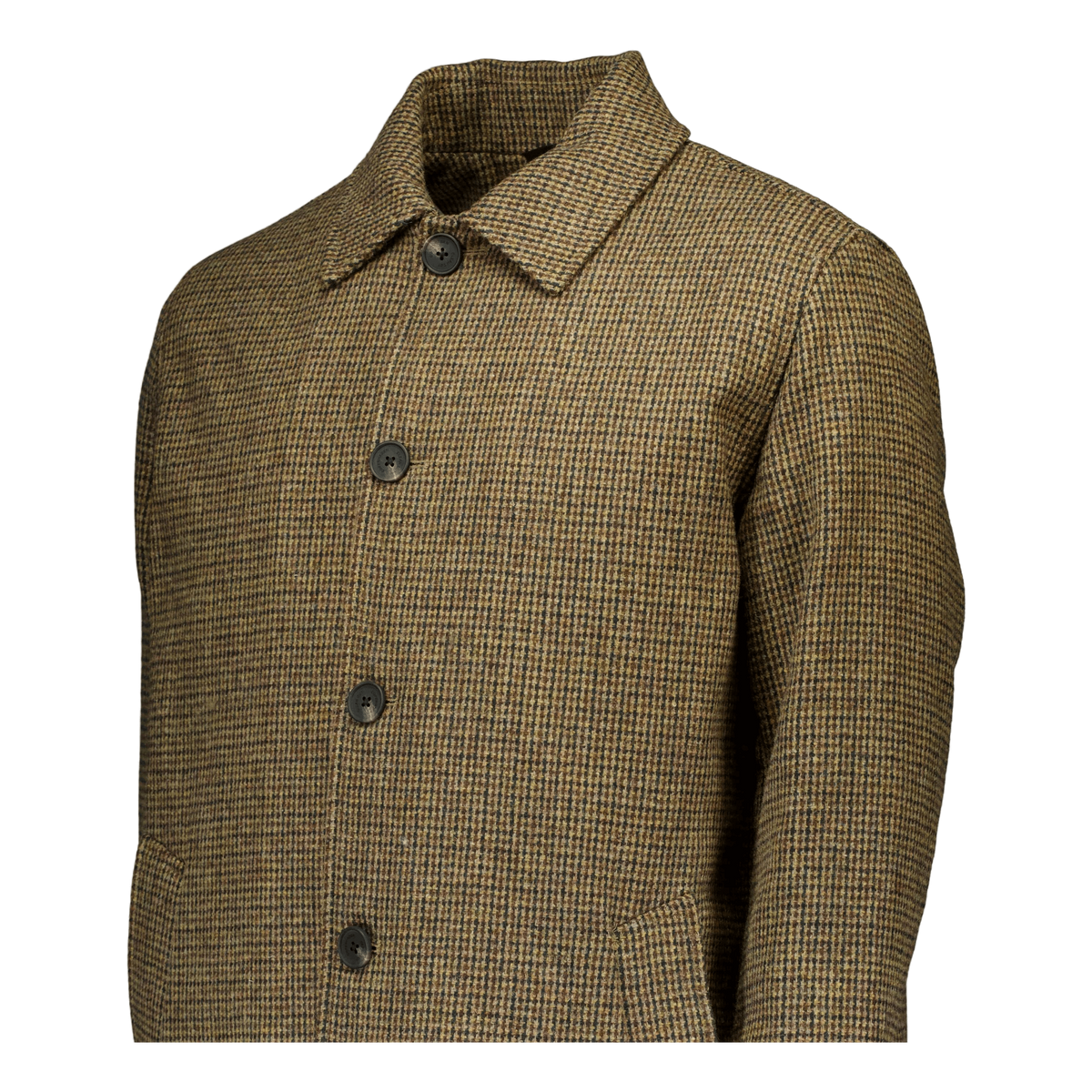 Carlos Check Coat Dark Khaki/deep Green Check