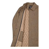 Carlos Check Coat Dark Khaki/deep Green Check