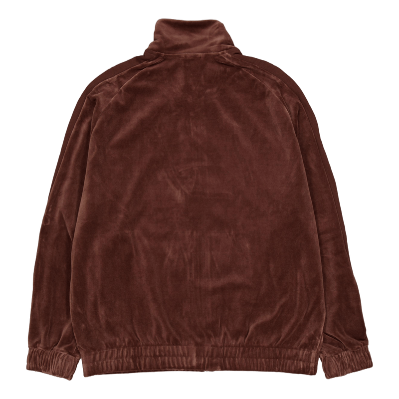 T7 Oversized Velour Track Jack Brown
