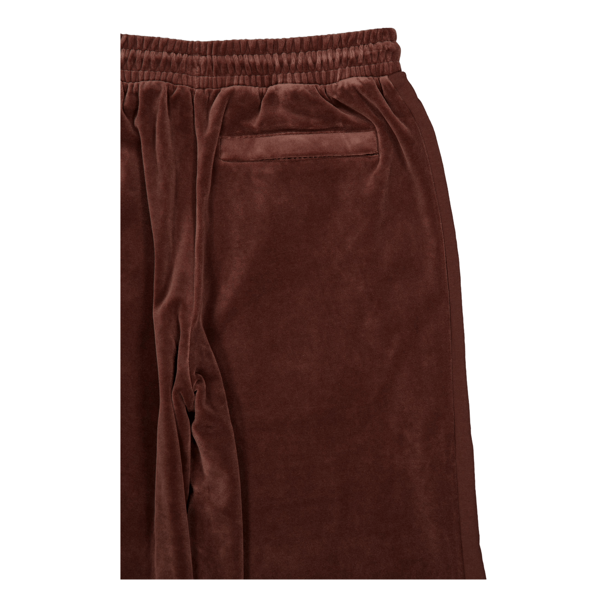 T7 Oversized Velour Track Pant Brown