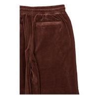 T7 Oversized Velour Track Pant Brown