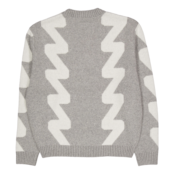 Tom Cardigan Ax5 Grey Melange Wave