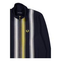 Ombre Stripe Track Jkt 608 Navy