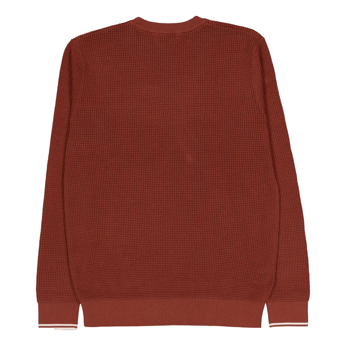 Waffle Stitch Jumper S54 Whisky Brown