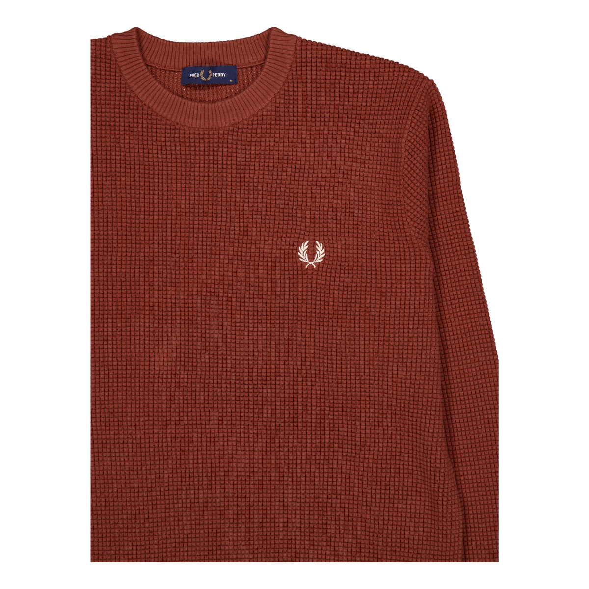 Waffle Stitch Jumper S54 Whisky Brown