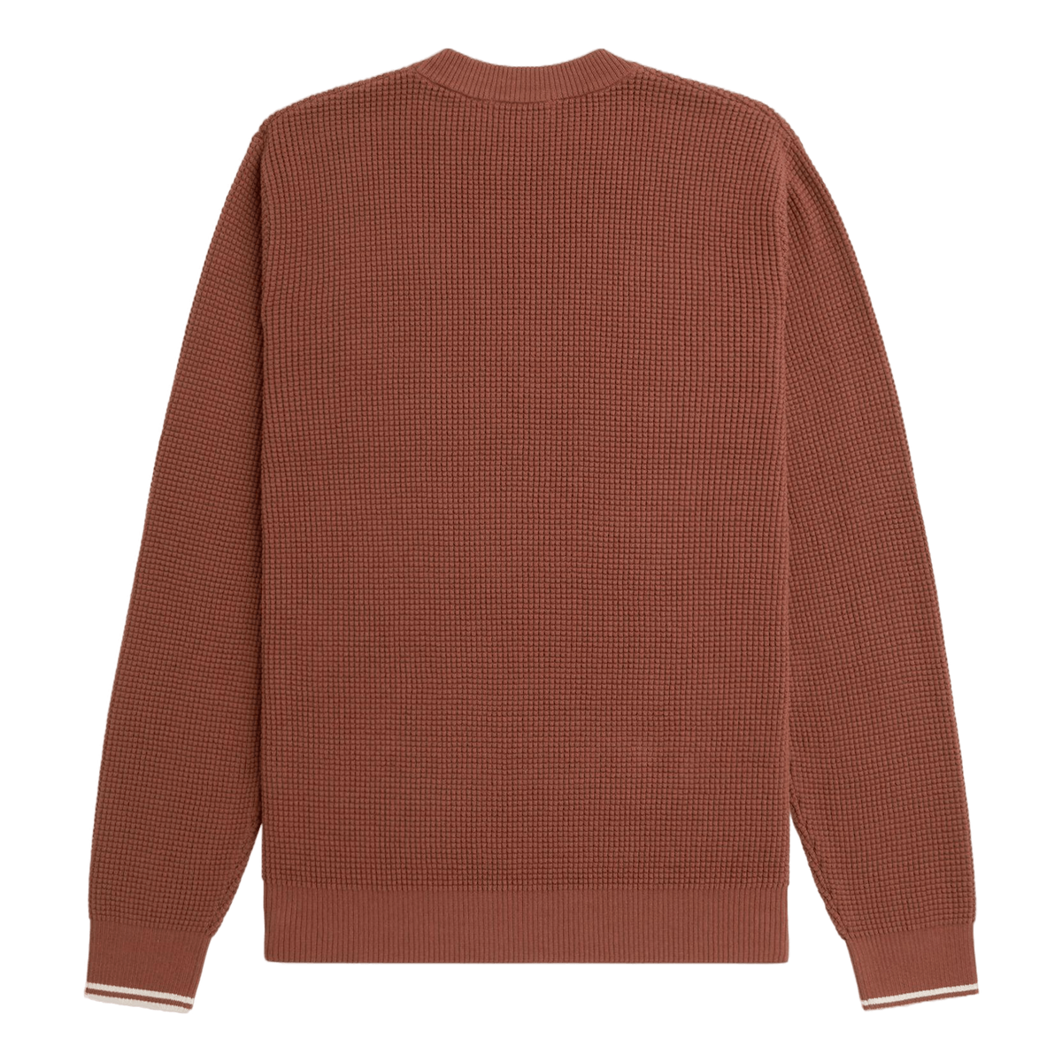 Waffle Stitch Jumper S54 Whisky Brown