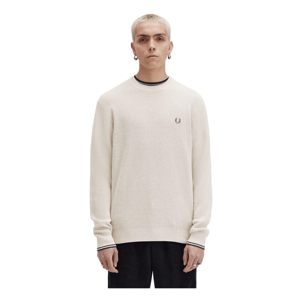 Waffle Stitch Jumper X23 Porridge Marl