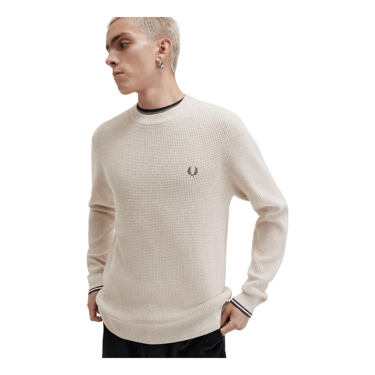 Waffle Stitch Jumper X23 Porridge Marl