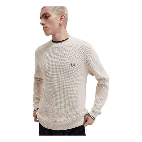 Waffle Stitch Jumper X23 Porridge Marl