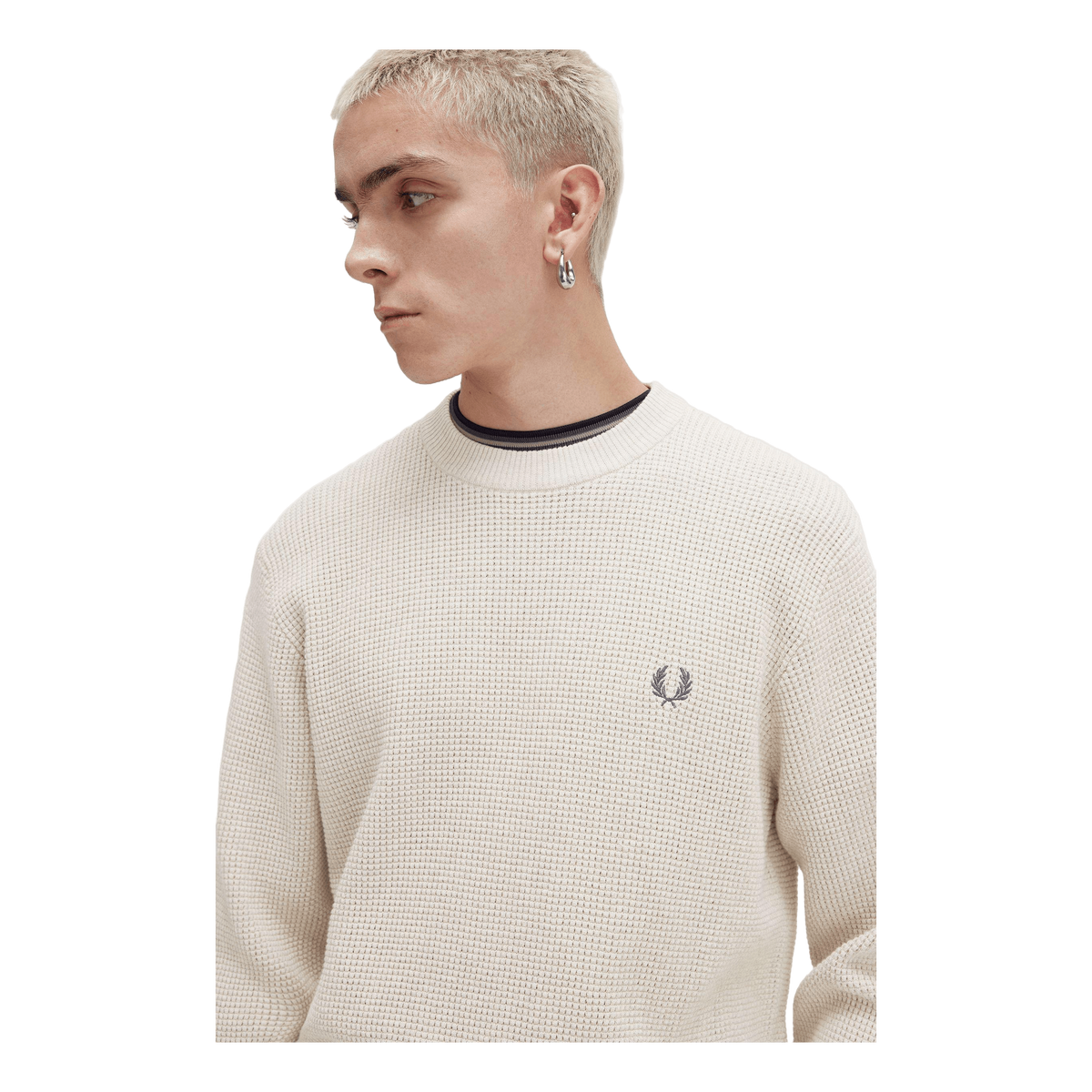 Waffle Stitch Jumper X23 Porridge Marl