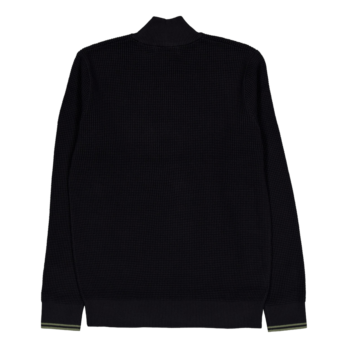 Waffle Stitch Half Zip Jmpr 102 Black