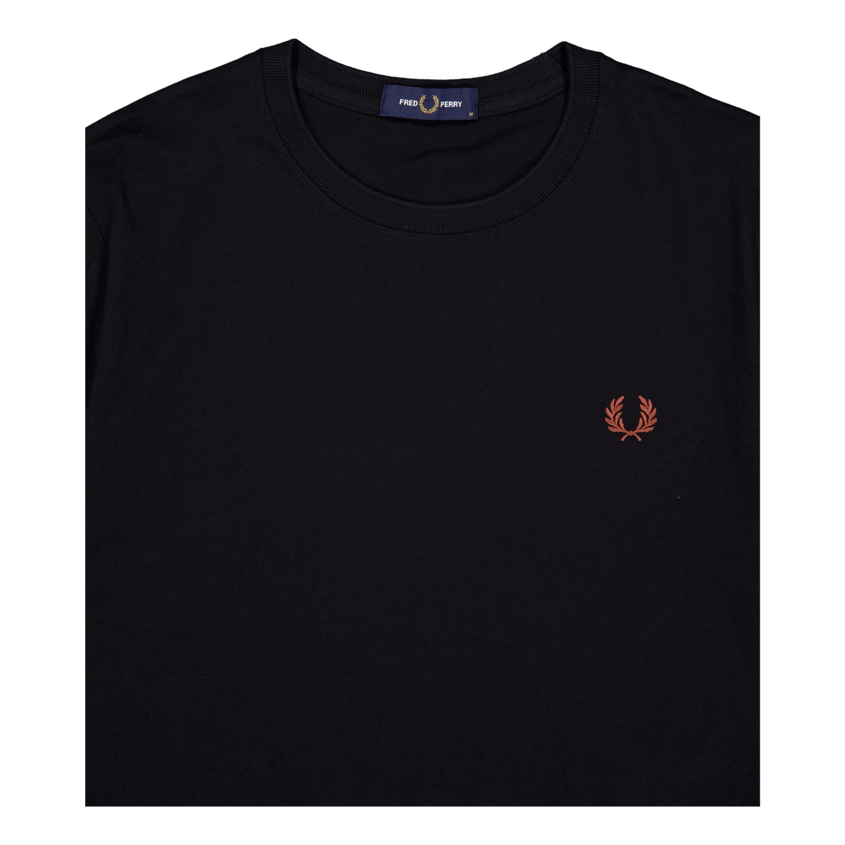 Crew Neck T-shirt X56 Black/whisky Brwn