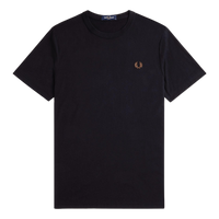 Crew Neck T-shirt X56 Black/whisky Brwn