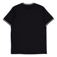 Twin Tipped T-shirt W54 Blk/ecru/laurel W Green