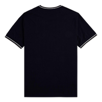 Twin Tipped T-shirt W54 Blk/ecru/laurel W Green