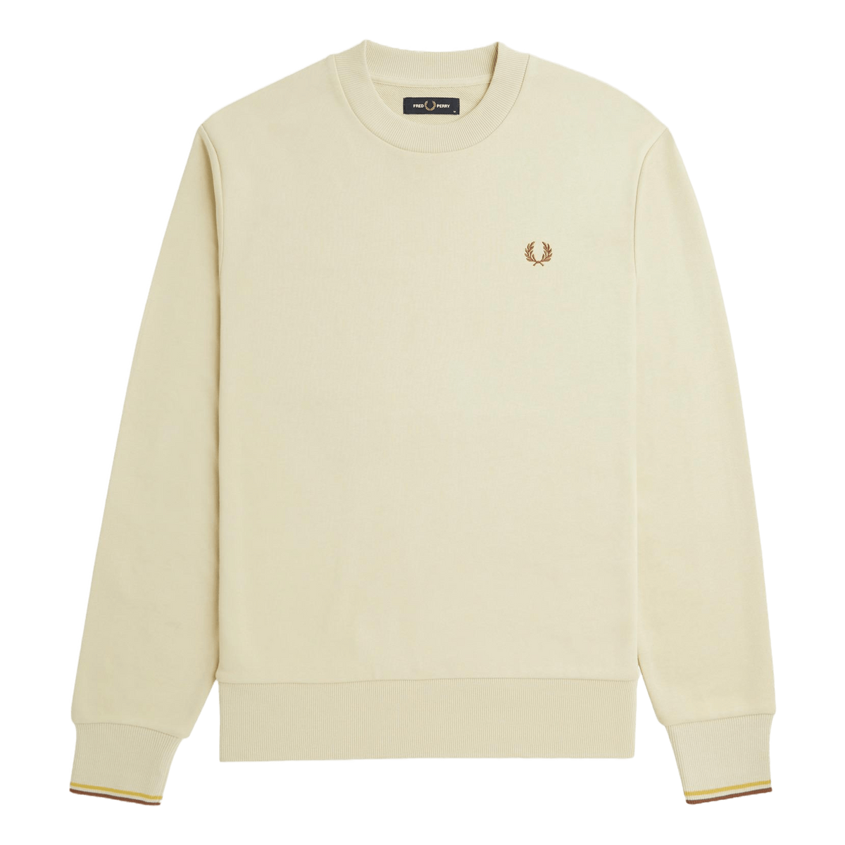 Crew Neck Sweatshirt W69 Oatmeal/w Brown