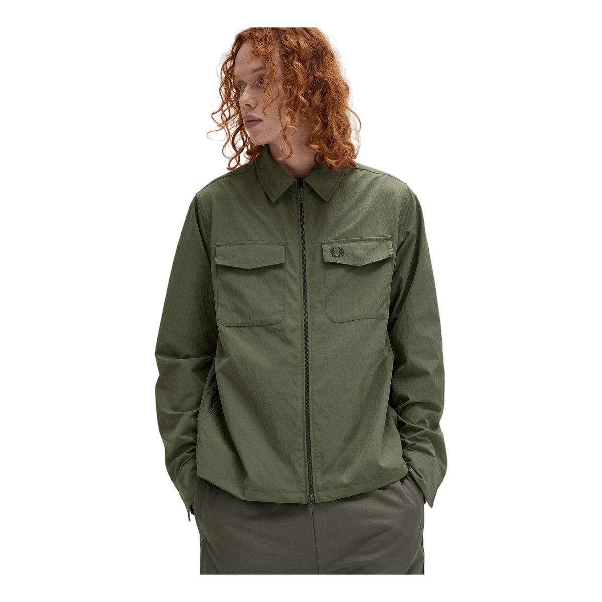 Pocket Overshirt W19 Laurel Wreath Green