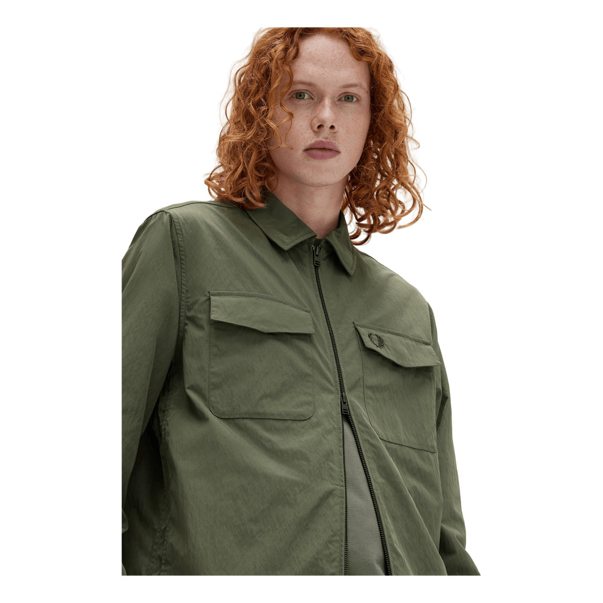 Pocket Overshirt W19 Laurel Wreath Green