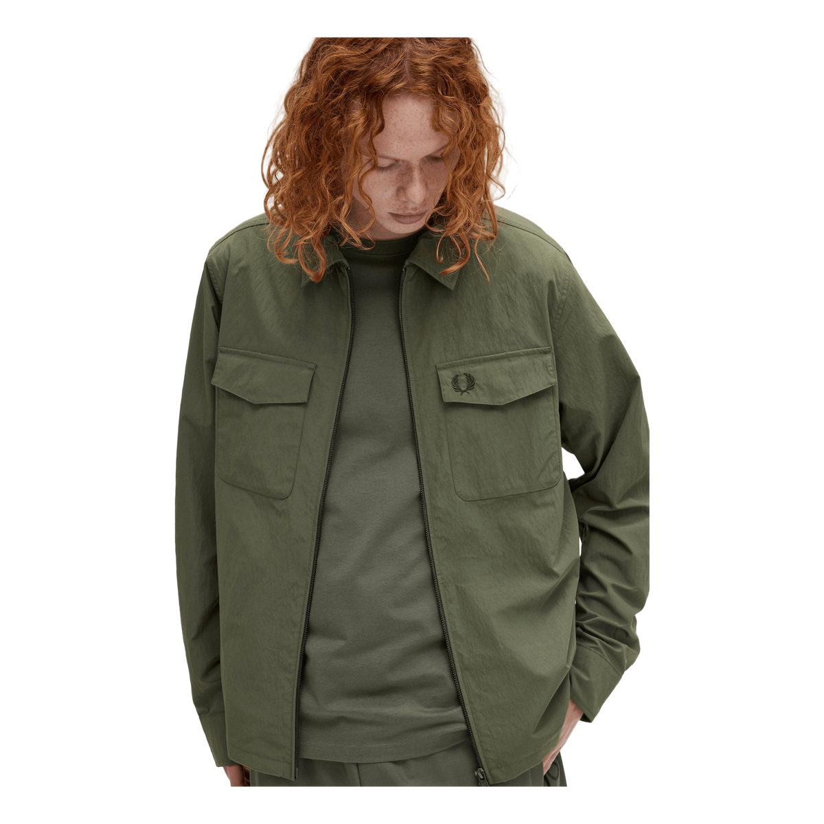 Pocket Overshirt W19 Laurel Wreath Green