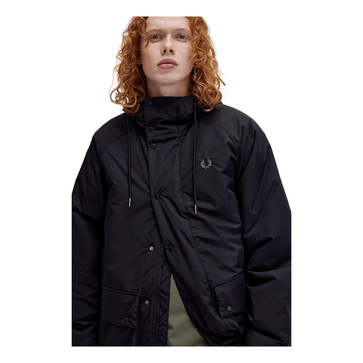 Padded Zip Through Jkt 102 Black