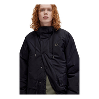 Padded Zip Through Jkt 102 Black