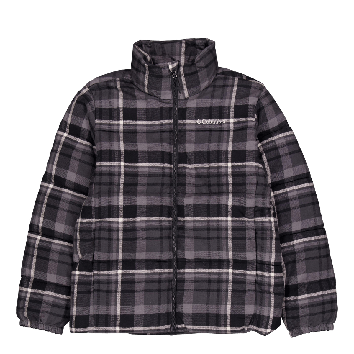 Puffect™ Novelty Jacket Black Multi Plaid