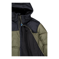 Puffect™ Ii Hooded Jacket Stone Green, Black