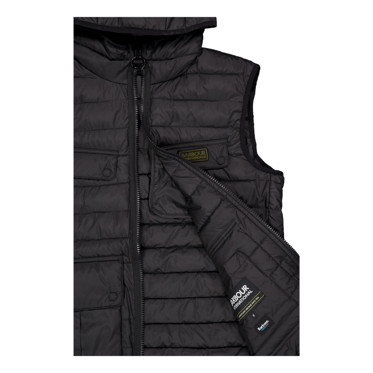 B.intl Molden Puffer Gilet Black