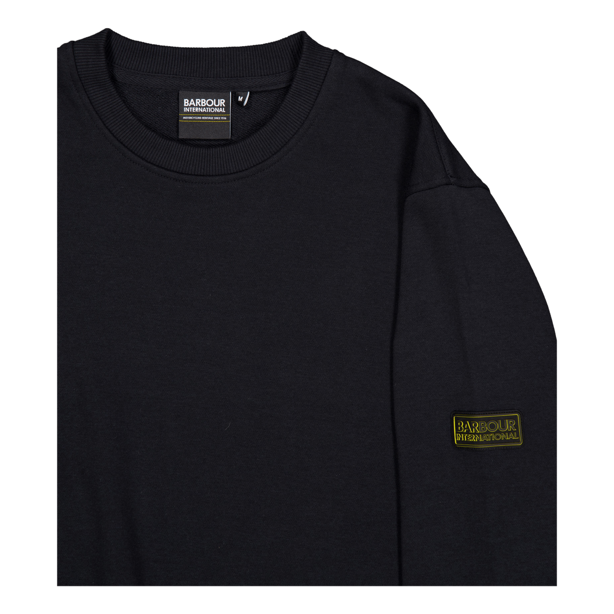 B.intl Outline Badge Crew Black