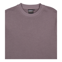 B.intl Outline Badge Crew Plum Grey